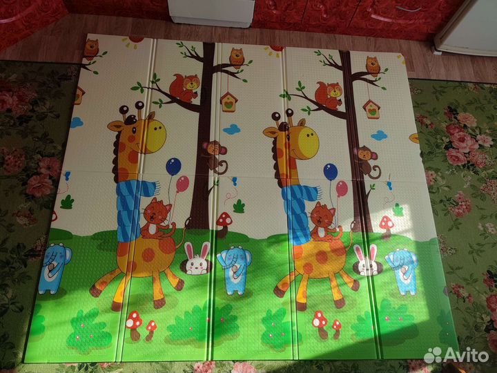 Складной детский коврик 120х180