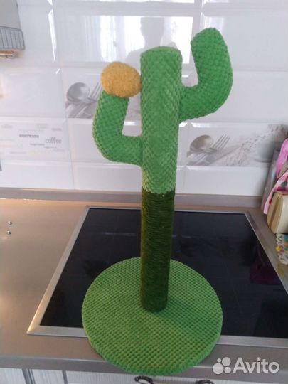 Когтеточка домик для кошки новый