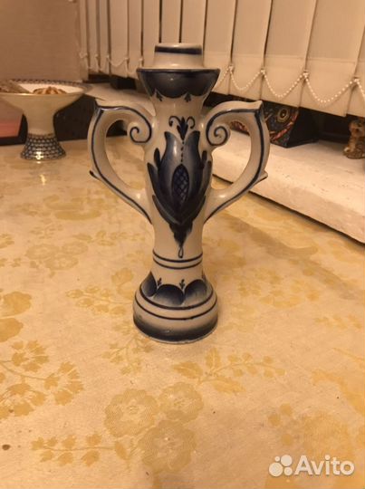 Подсвечник Гжель