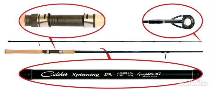 Спиннинг рыболовный (Корея) Catcher