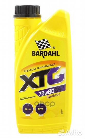 75w80 XTG MTF GL4/GL5/MT-1 1L (синт