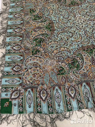 Павловопосадский платок шерсть