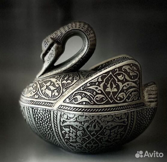 Сахарница металлическая