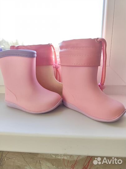 Резиновые сапоги для девочки