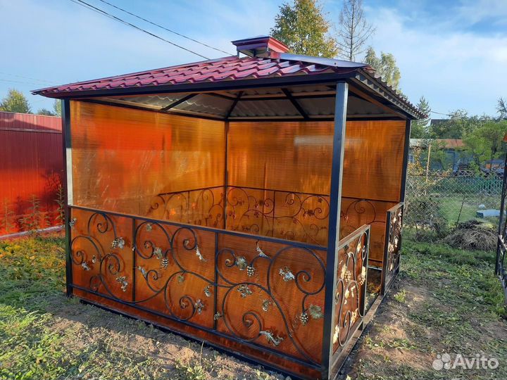 Беседка кованая для сада