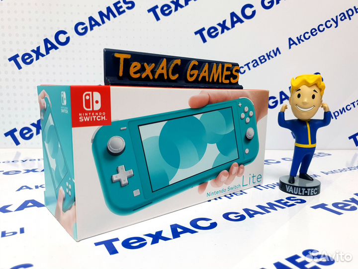 Nintendo Switch Lite: Коралловый, Бирюзовый, Синий