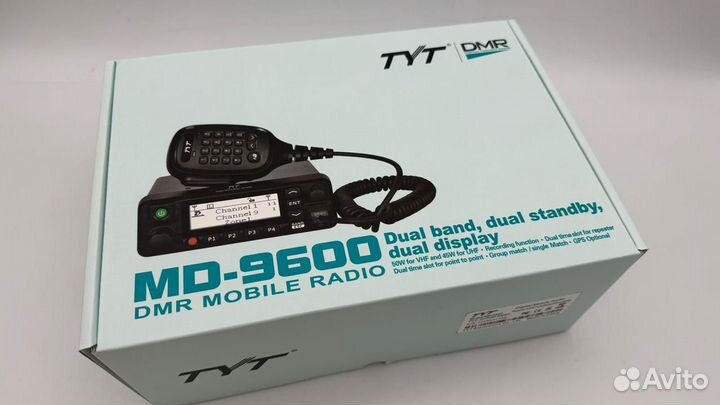 Автомобильная радиостанция TYT MD-9600 DMR