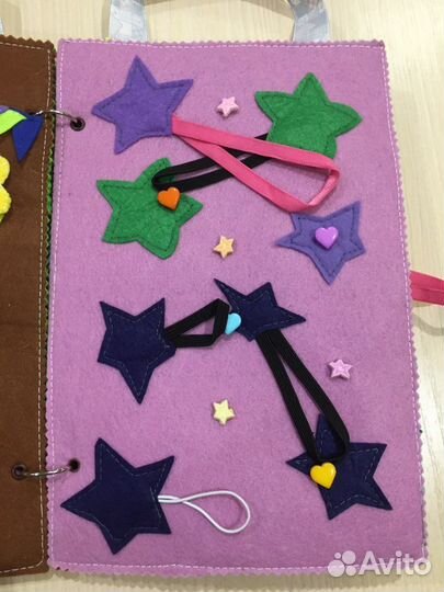 Развивающая книжка из фетра