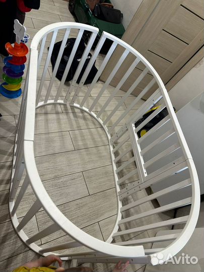 Кроватка круглая-овальная