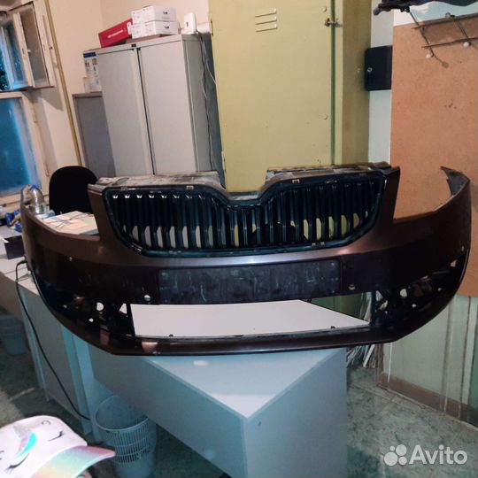 Skoda octavia а7 бампер б/у