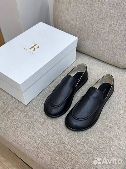 Мокасины The Row из натуральной кожи Премиум