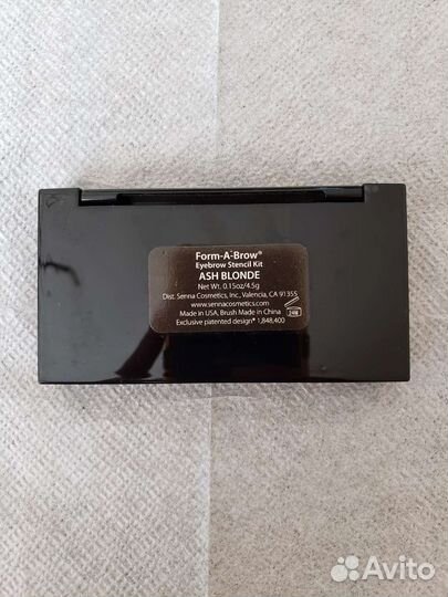 Тени для бровей Senna оттенок Ash blonde