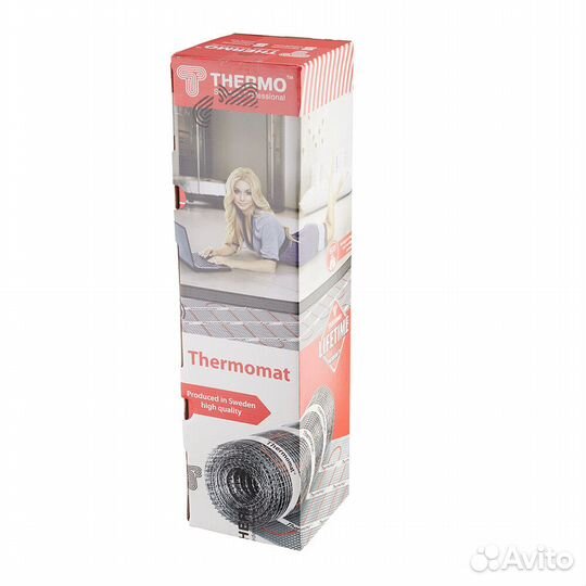 Теплый пол нагревательный мат Thermo Thermomat 0,45 кв.м 210 (100) Вт