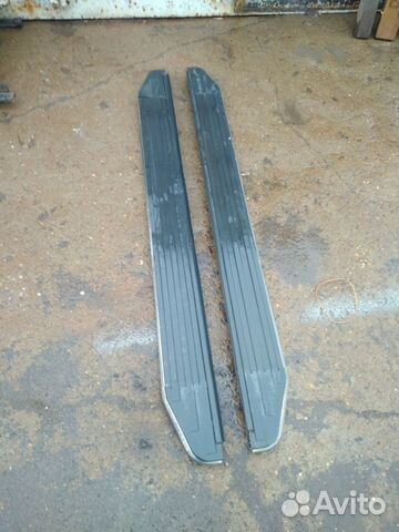 Подножки пороги на внедорожник (кроссовер)