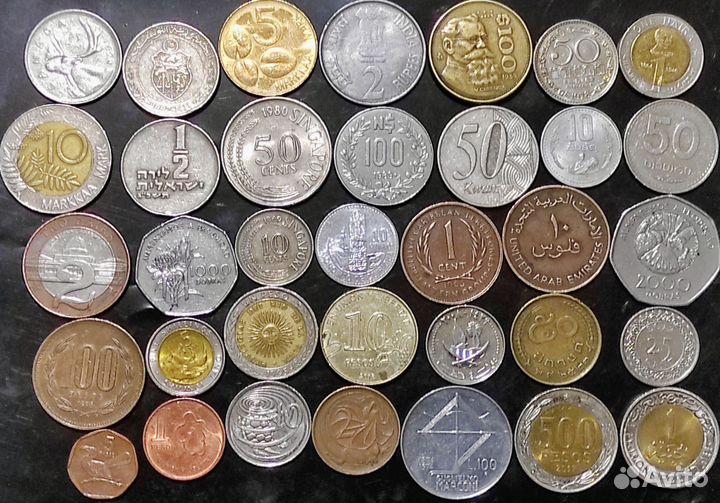Монеты мира нечастые Экзотика Европа 1940-2022