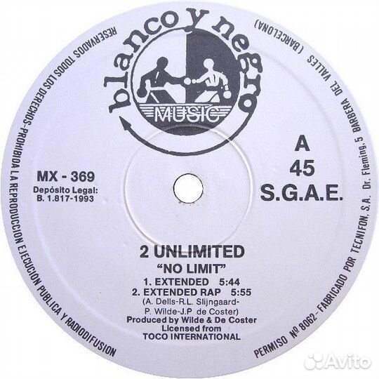 2 Unlimited – No Limit (12