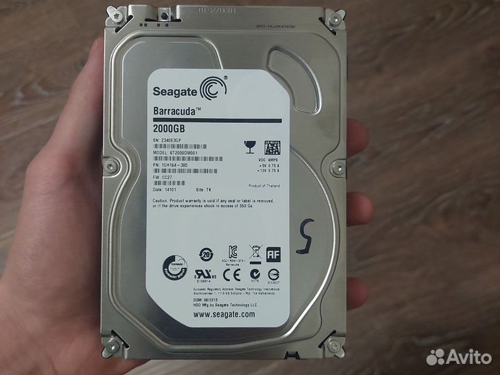 Жесткий диск 2 тб