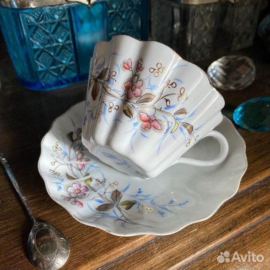 Чайная пара Кузнецов Царская Россия