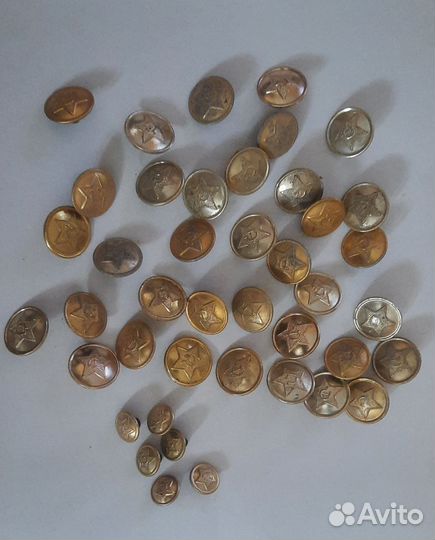 Пуговицы винтаж армейские