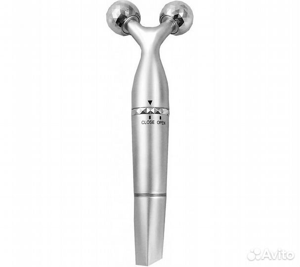 Роллер и 3D массажер 2-в-1 CleverCare, серебристый