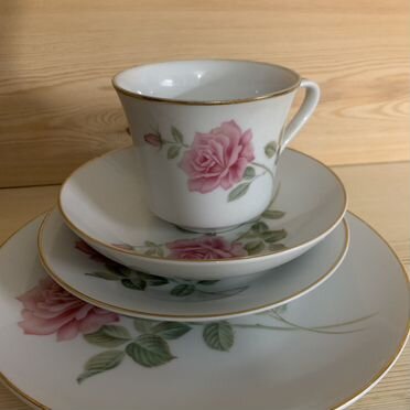 Чайное трио Noritake China Rose r113