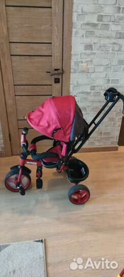 Детский велосипед с родительской ручкой