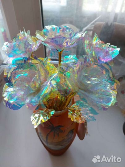 Розы искуственные