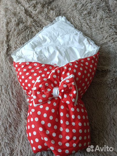 Конверт одеяло на выписку зима