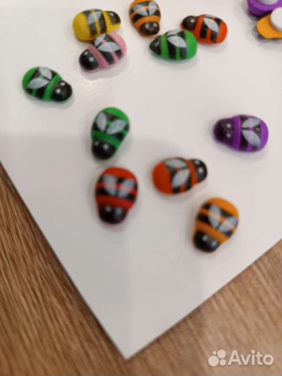 Декоративные божьи коровки 50шт