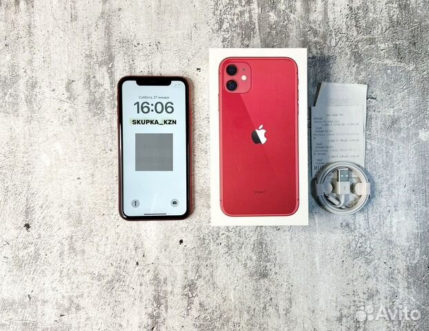 iPhone 11 64Gb Red(идеал,акб 83,рст,sim)