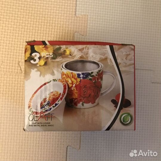 Чашка заварочная с металлическим ситом