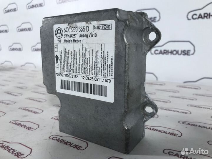 Блок управления аирбаг Volkswagen Golf 6