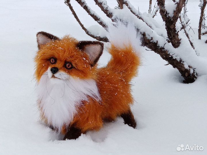 Интерьерная коллекционная игрушка Лиса