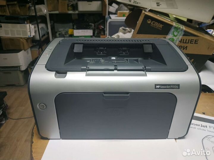 Лазерный принтер HP P1006 пробег 1235 страниц
