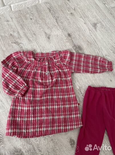 Леггинсы и туника/кофта для двойни на 2-3года