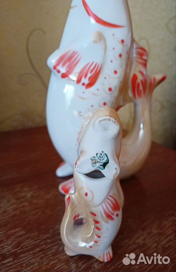 Графин-Рыба с рыбками