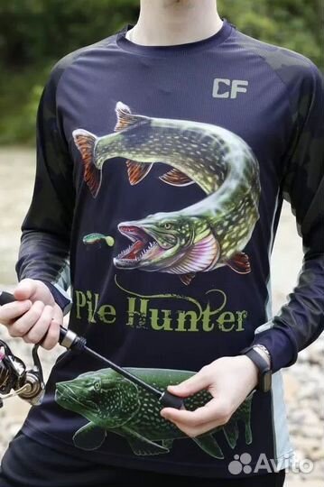 Джерси Crazy Fish Pike Hunter black