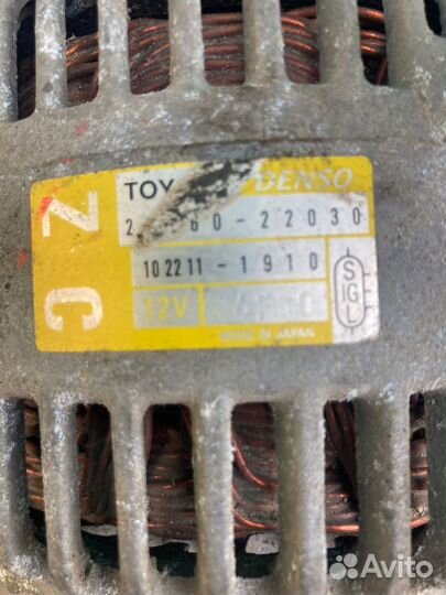 Генератор Toyota Corolla Тойота Корола E12