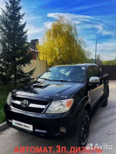 Toyota Hilux 3.0 AT, 2008, 351 000 км