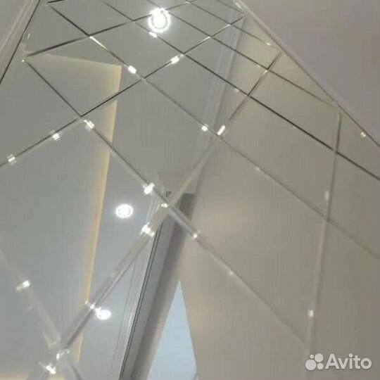 Зеркало на заказ, гравировка, панно, фацет