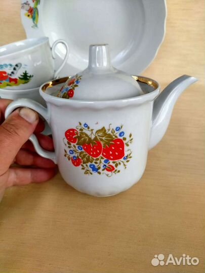 Фарфоровая детская посуда Дулёво, Барановка, оп