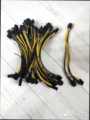 Удлинитель раветвлитель 8pin на 2 6+2pin