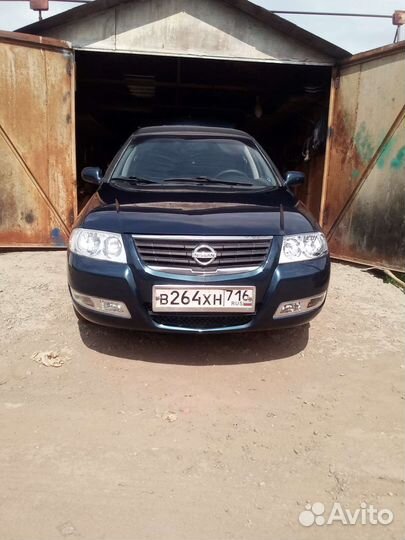 Nissan almera classic капот синий