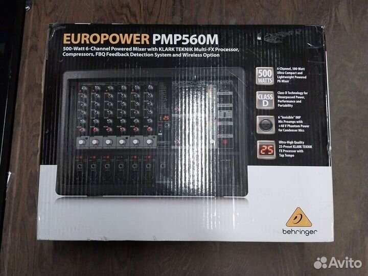 Микшерный пульт. PMP 560m