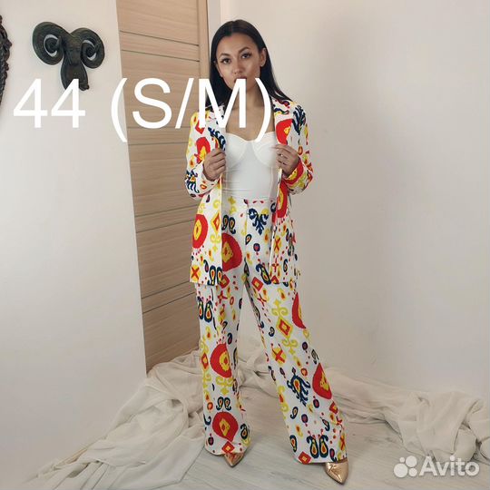 Яркие широкие брюки Kamillux 44 (S/M)