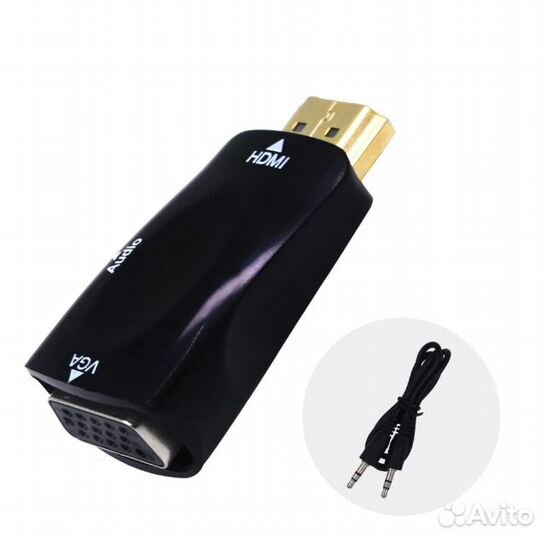 Конвертер (переходник) hdmi-VGA новый