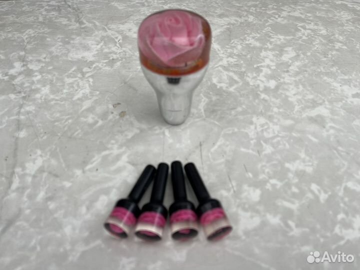 Набор ручки кпп роза розочка розовый