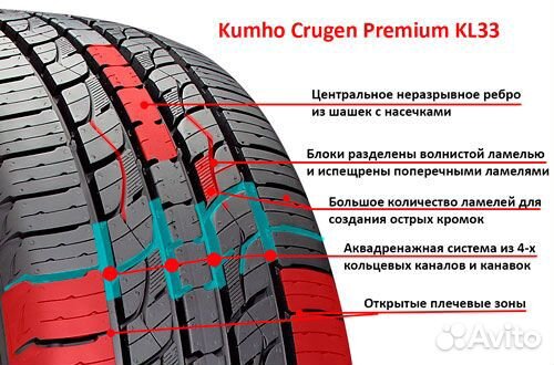 Kumho Crugen Premium KL33 235/65 R17 104H