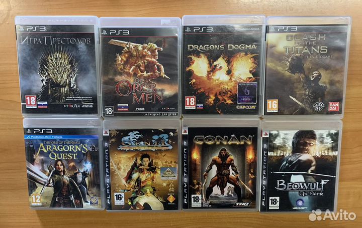 PS3 игры fantasy/history/adventure