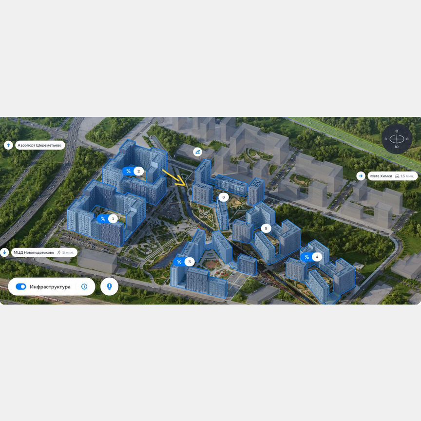 1-к. квартира, 32,8 м², 10/17 эт.